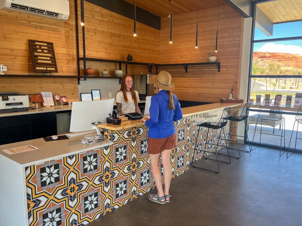 Front office at Roam Horseshoe Bend RV Resort